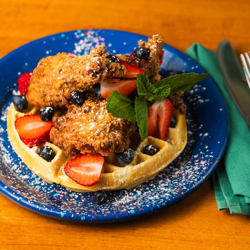 Buttermilk Fried Chicken with Waffles photo