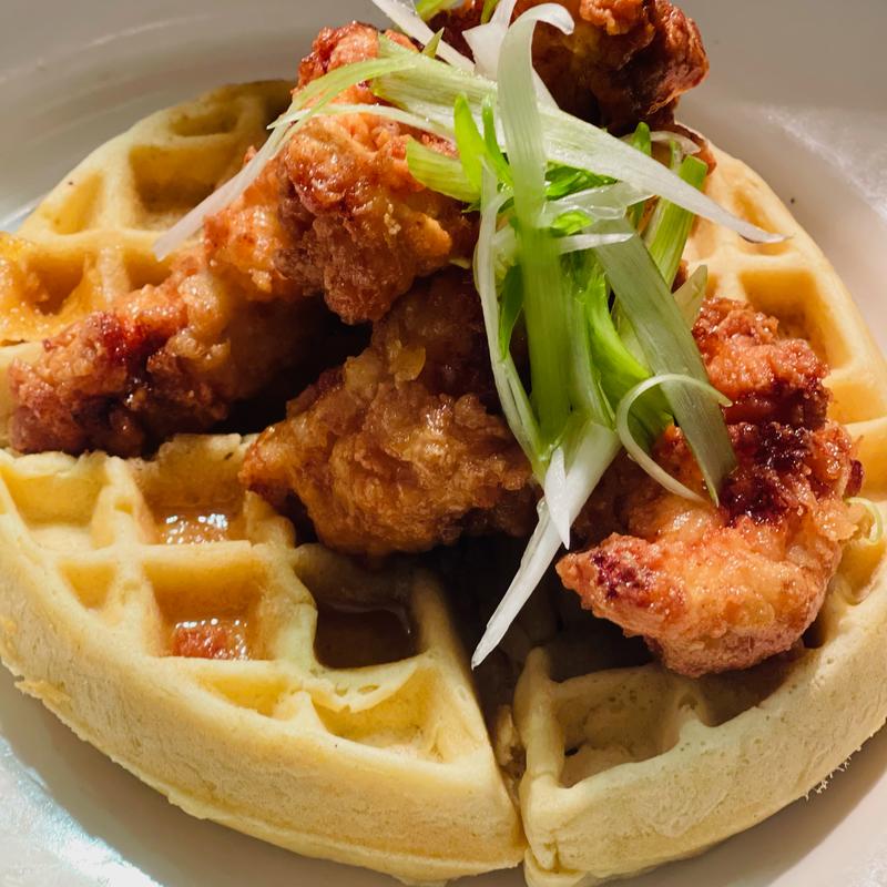 Maple Bourbon Chicken & Waffles photo