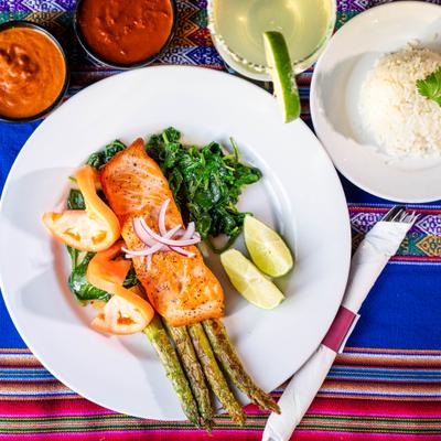 Salmon Maya, top view