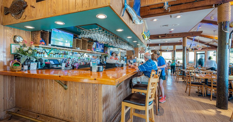 Interior, bar area