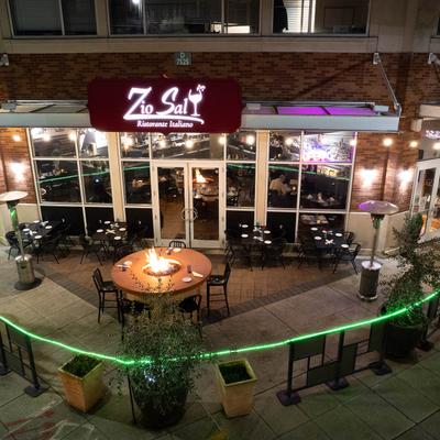 Exterior, tables and seats