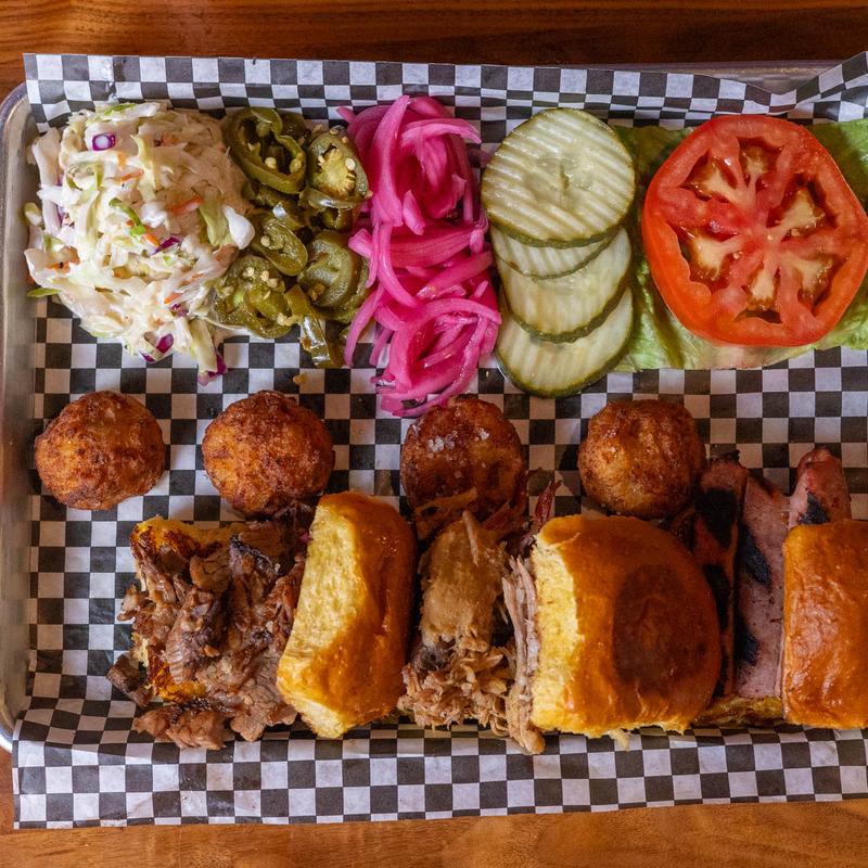 Three Meat Slider Board photo