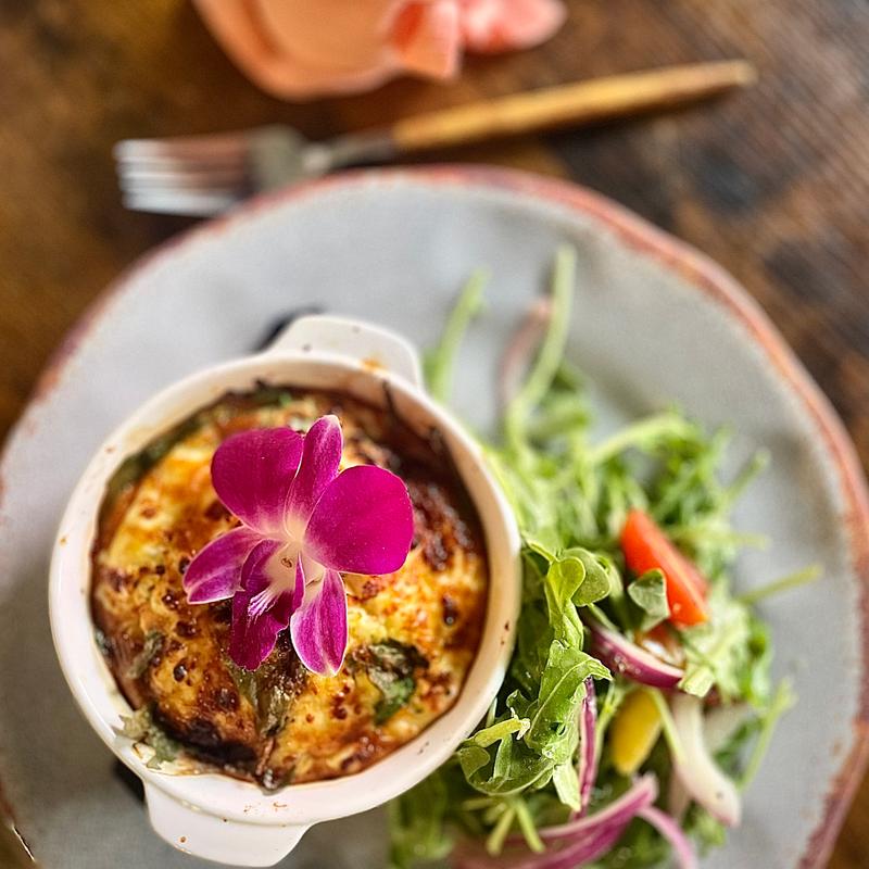 Spinach & Goat Cheese Fritatta photo