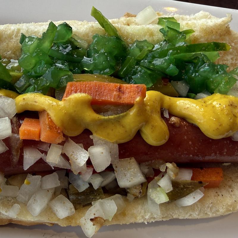 menu item 58 of 83, Spicy Giardiniera Dog