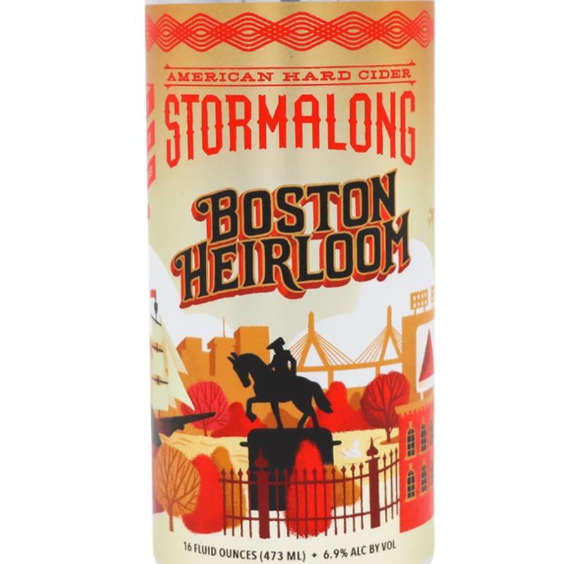 Stormalong Boston Heirloom Cider tall boy can photo