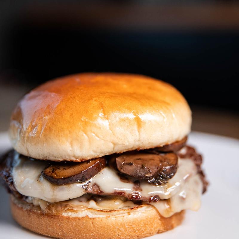 Mushroom Swiss Burger photo