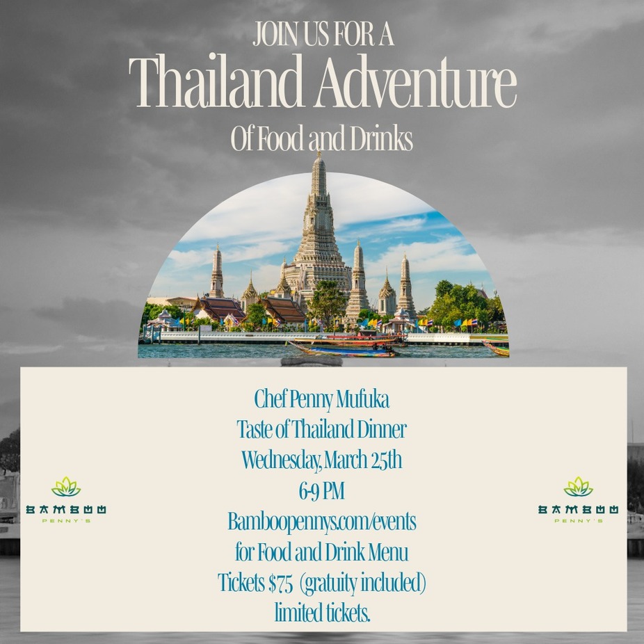 A TASTE OF THAILAND DINNER WITH CHEF PENNY MUFUKA event photo