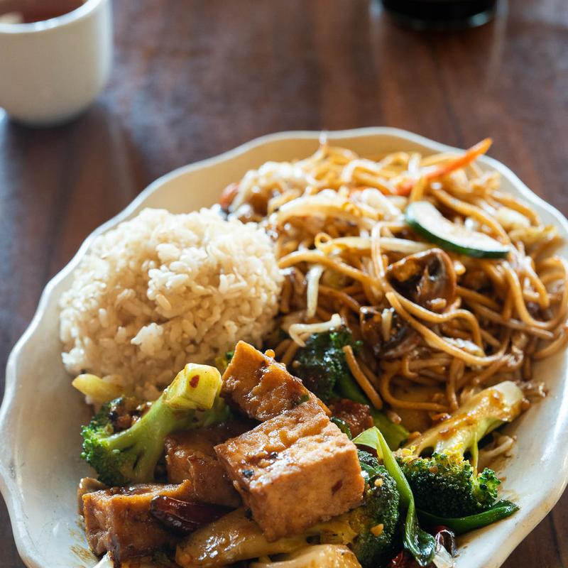 L9. Tofu Family Style & Vegetable Chow Mein photo
