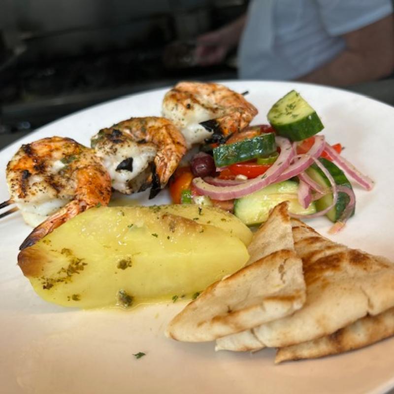 Shrimp Kalamakia photo