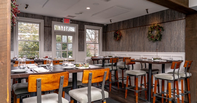 Interior seating area