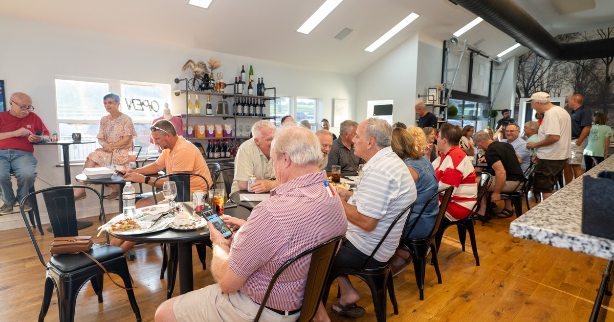Party table, guests, party