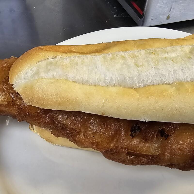 Fresh Beer-Battered Cod Sandwich photo