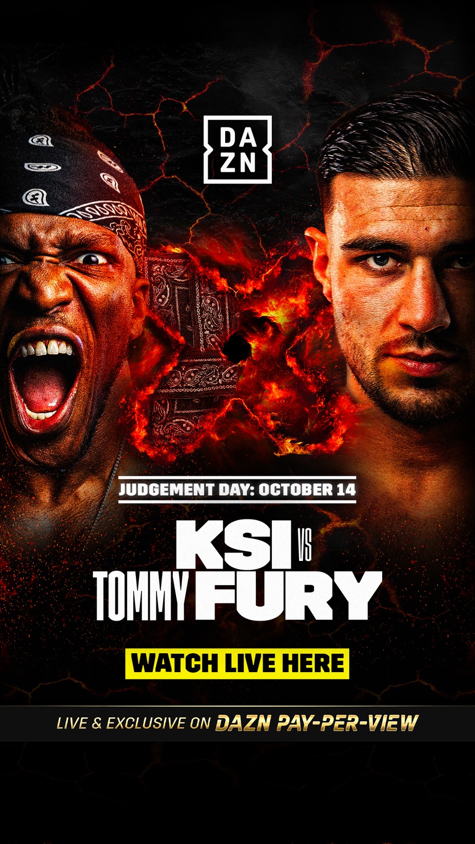 DAZN: KSI vs Tommy Fury event photo