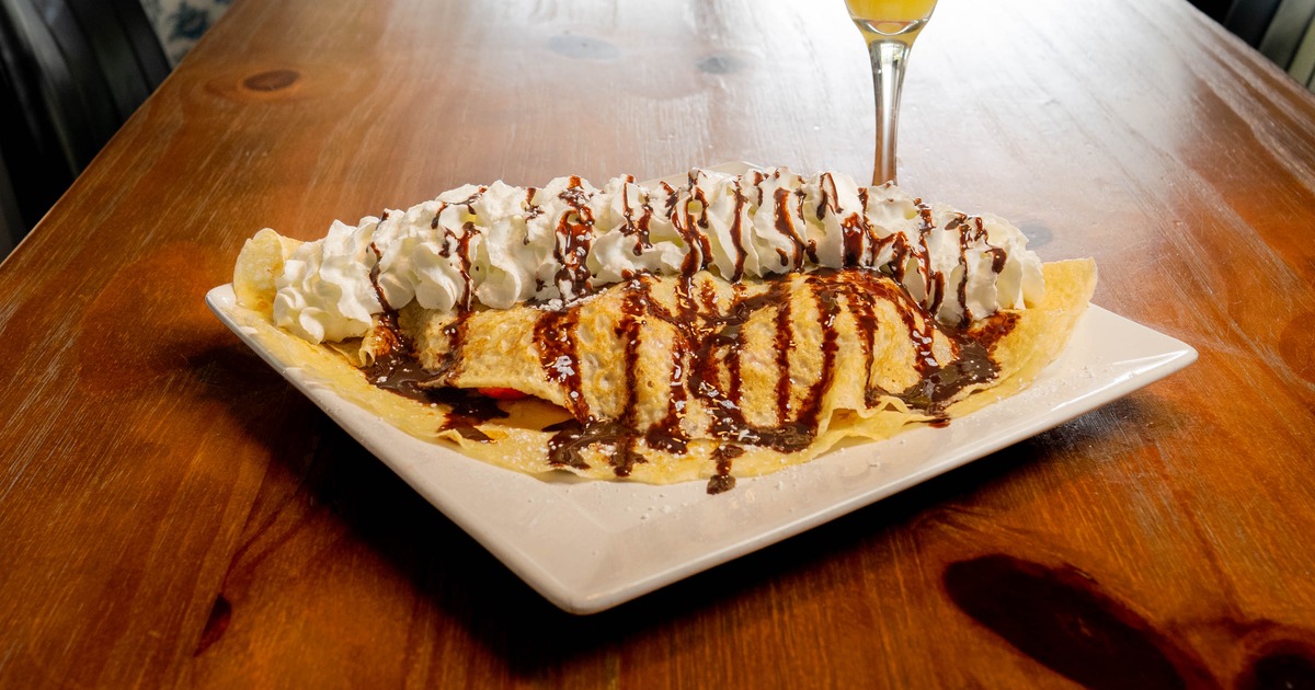A served crepe