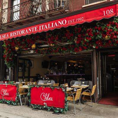 restaurant frontage.