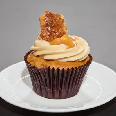 Peach Cobbler Cupcake.