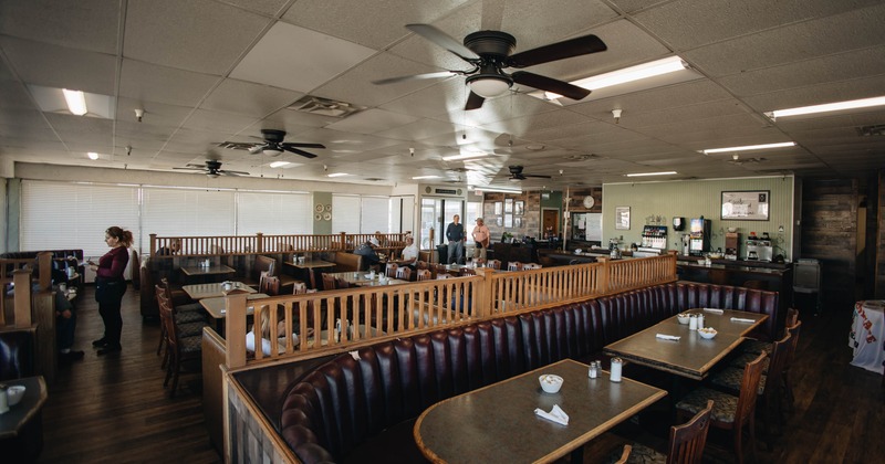 Interior seating area