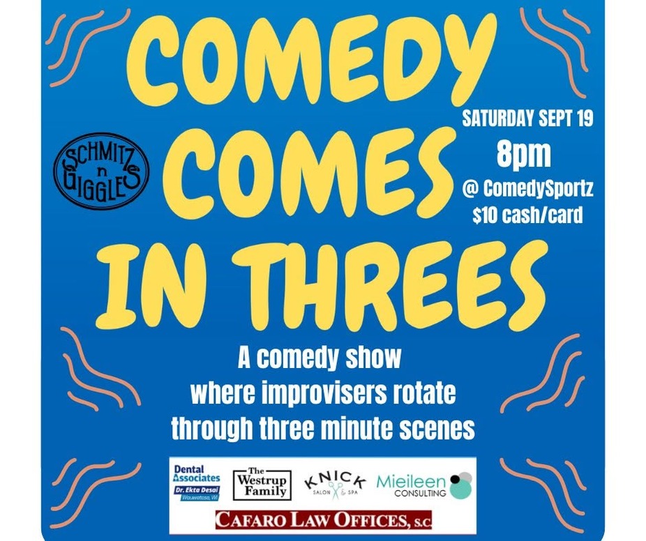 Comedy Comes in Threes event photo
