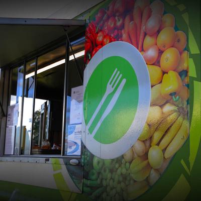 Food truck, close up