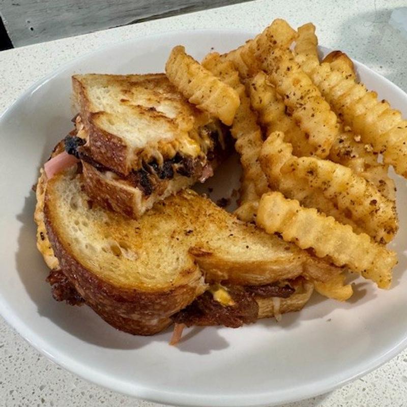 Pulled Pork Pimento Grilled Cheese photo
