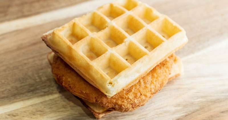 Chicken and Waffle Sandwich