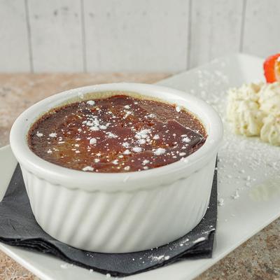 A closeup on the Chocolate Mousse.