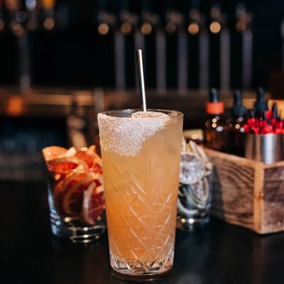 Okinawa Brass cocktail.