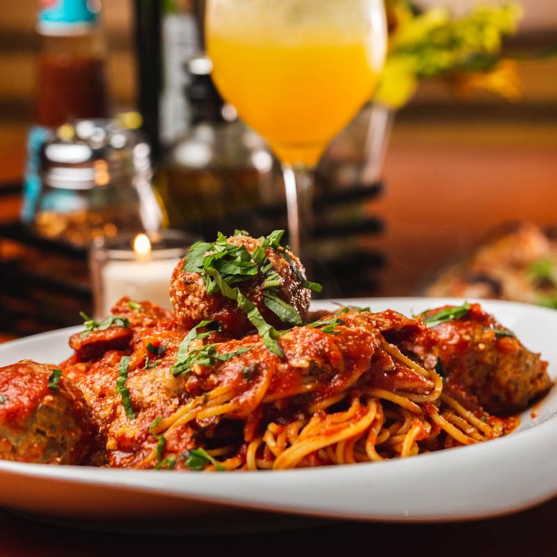 *Spaghetti with Meatballs & Sausage photo