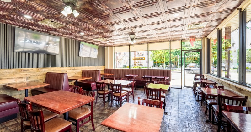 Interior, dining area