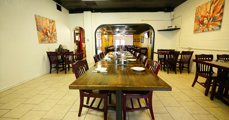 Interior seating area