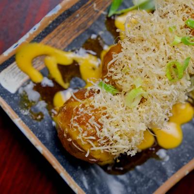 Deep fried octopus balls.
