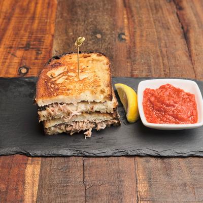 Salmon grilled sandwich