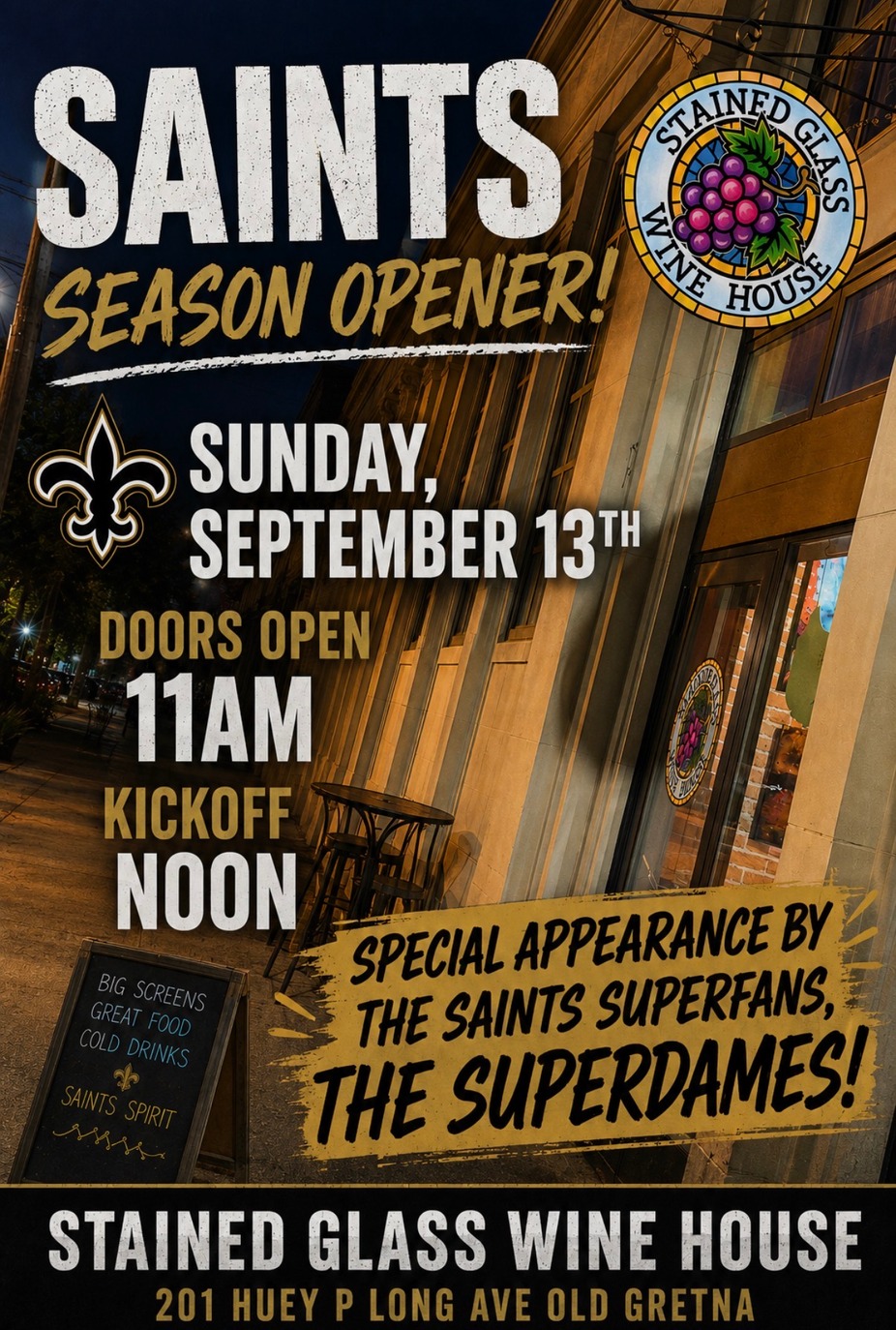 Saints Season Opener with Saints Superdames event photo