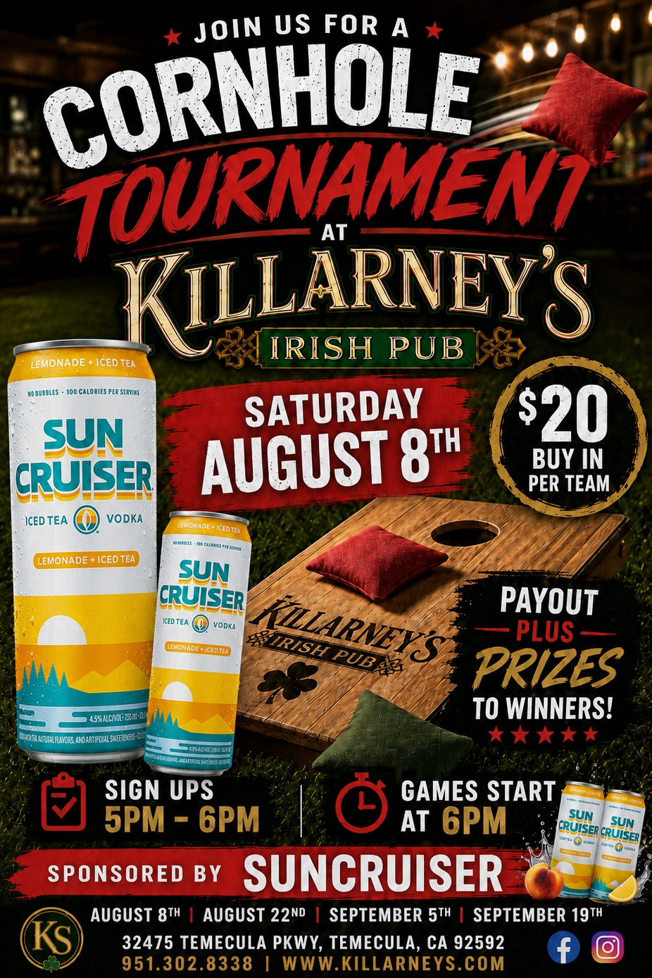 Cornhole Tournament Aug 8th event photo
