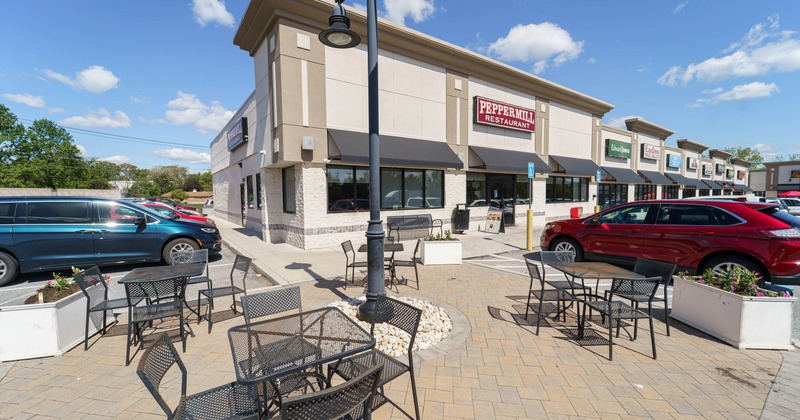 Exterior, seating area