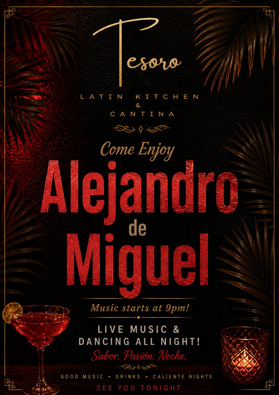 Alejandro de Miguel live on 6/27 event photo