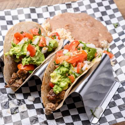 Carne asada tacos.
