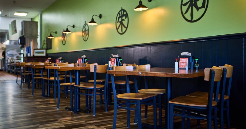 Interior, dining area