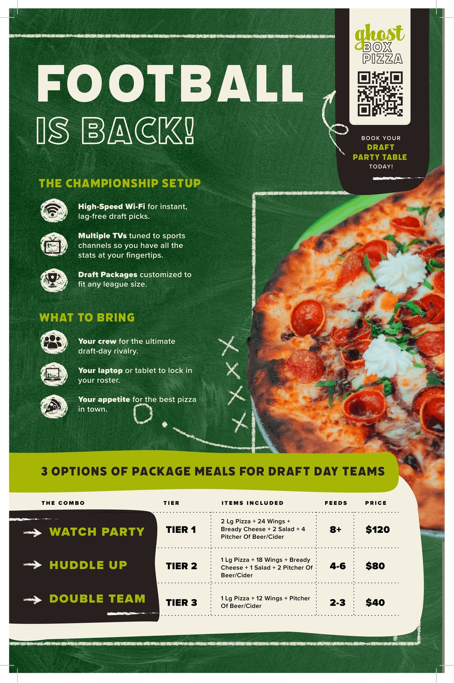 Fantasy Football  at Ghost Box Pizza event photo