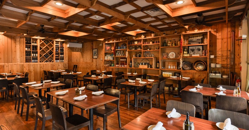 Tables ready for guests