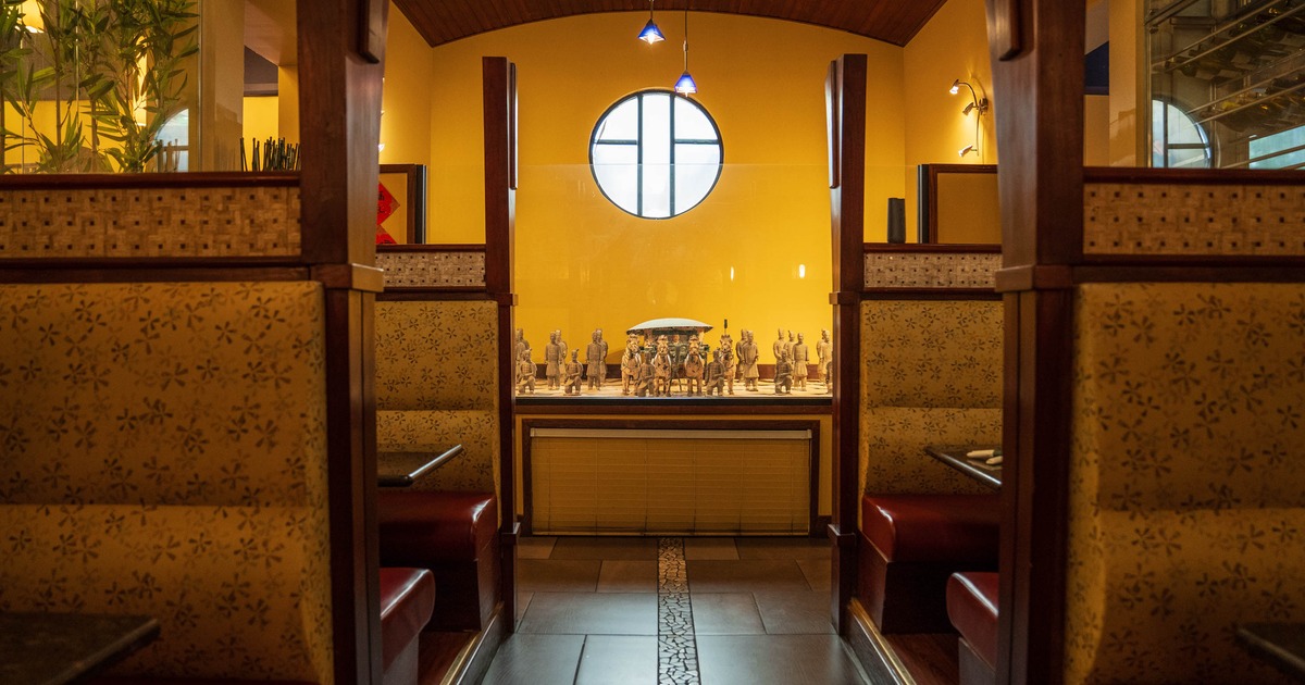 Interior, booths area