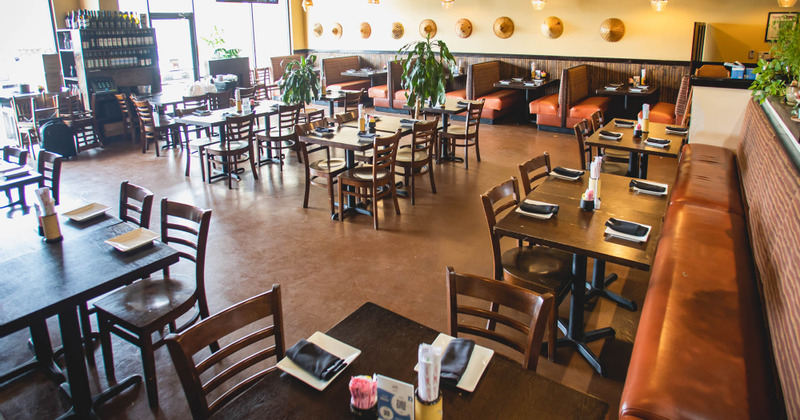 Interior, dining area