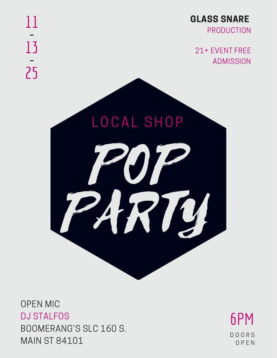 Local Shop Pop Party event photo