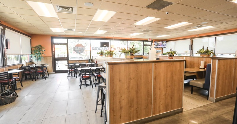 Interior, dining area