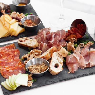 Cold cut platter.