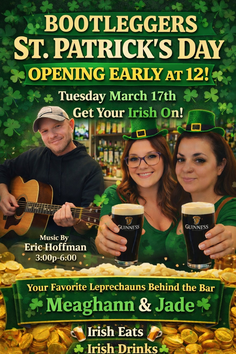 ☘️ St. Patrick’s Day at Bootleggers ☘️ event photo