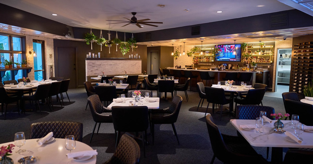 Interior dining space