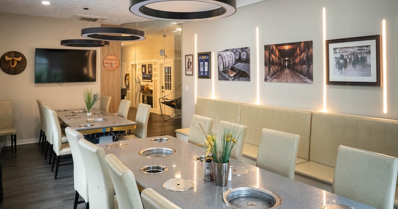Interior, dining area