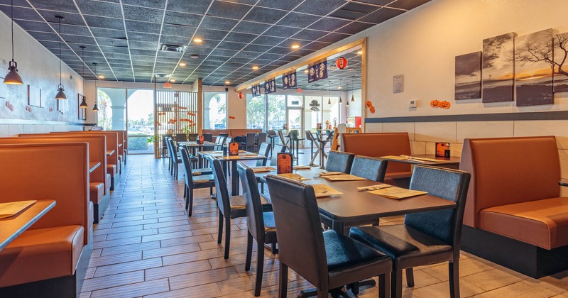 Interior, dining area