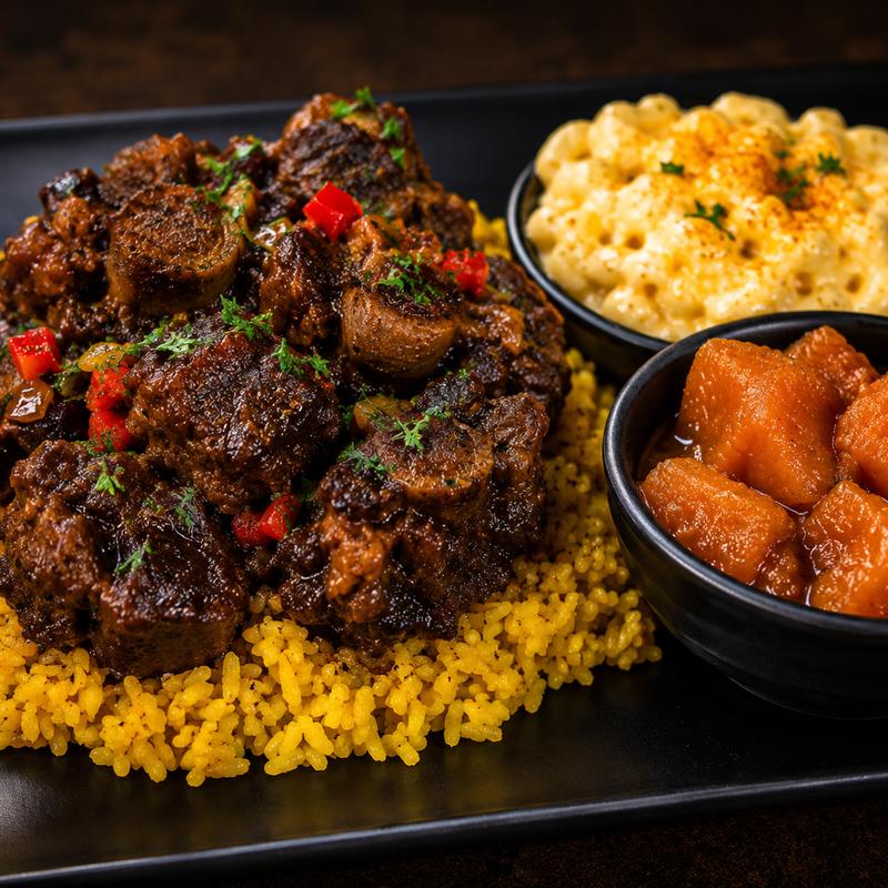 menu item 7 of 11, Braised Oxtails